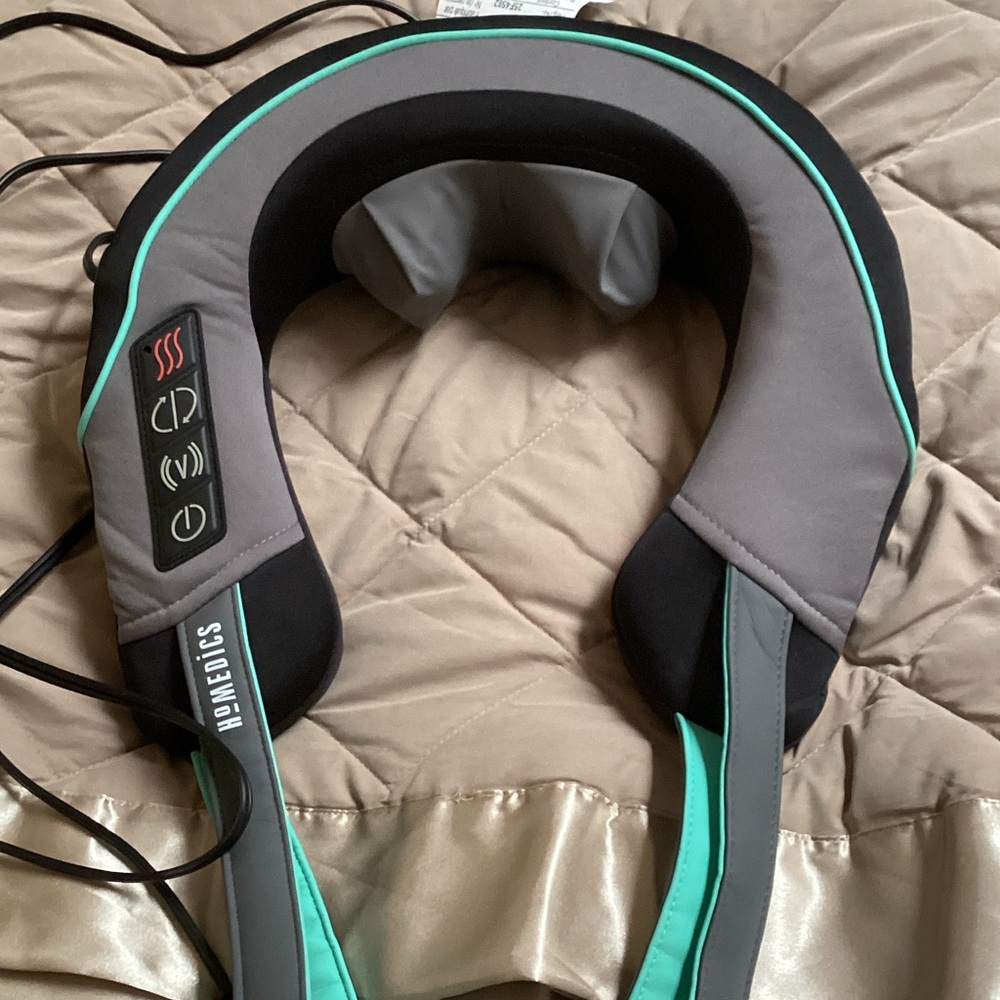 Homedics Gray and Teal Neck & Shoulder Massager